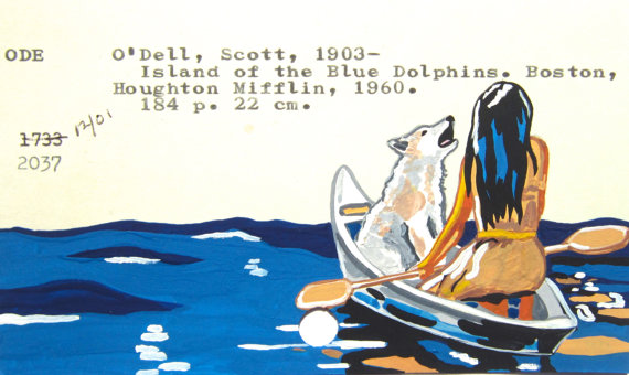 圖書館目錄卡片藝術