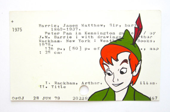 圖書館目錄卡片藝術