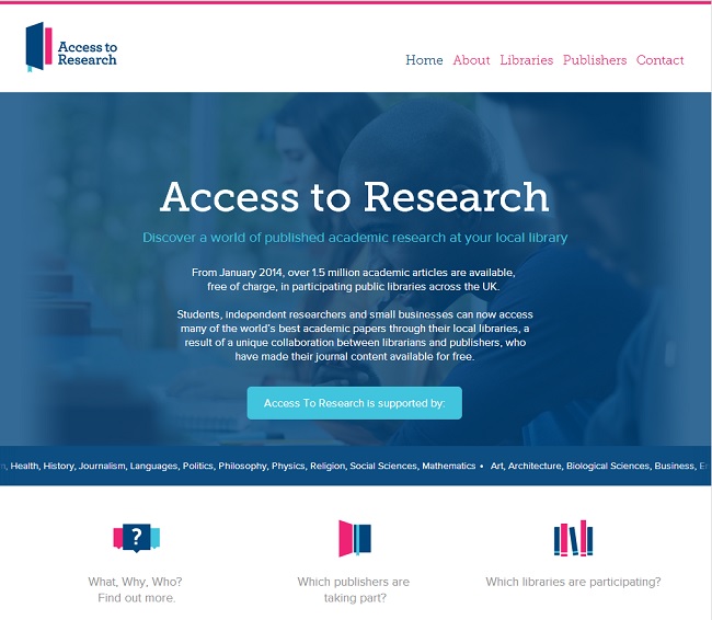 UK Access to Research Initiative UK Access to Research Initiative