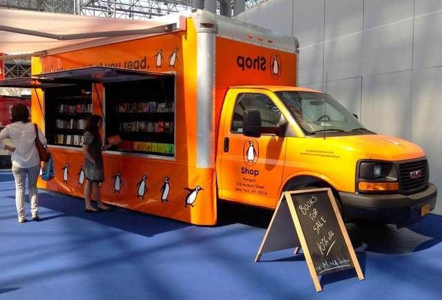 Penguin Book Truck