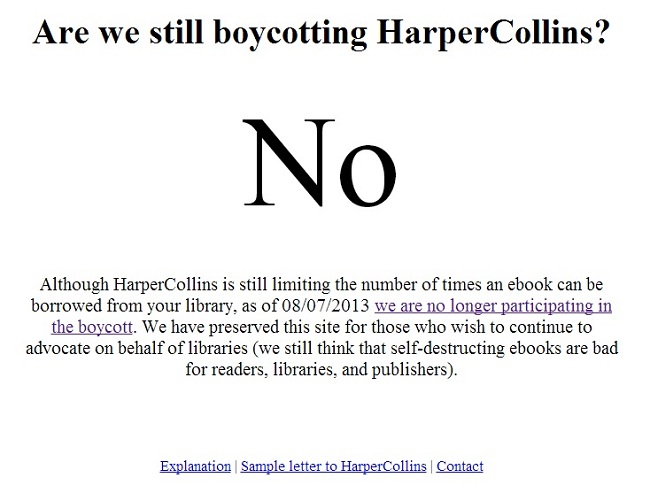 Boycott HarperCollins End Boycott HarperCollins End