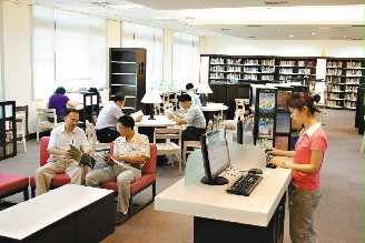 玄奘大學圖書館自立書軒