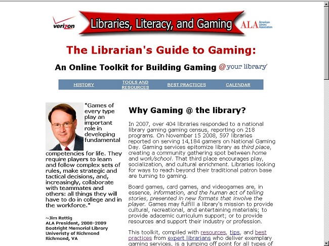 The Librarian's Guide to Gaming