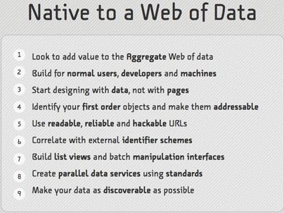 Native to a Web of Data