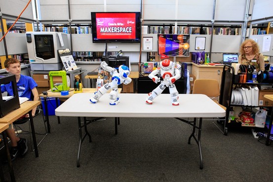 Robots Join the Library