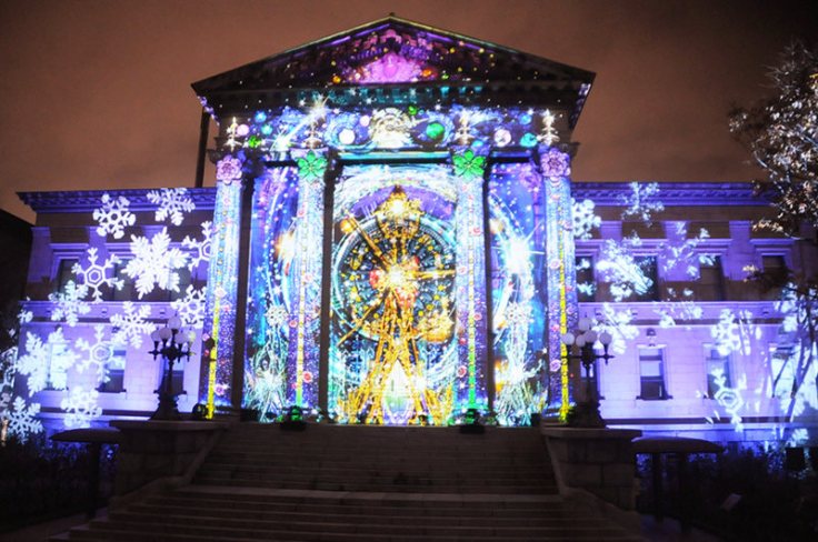 日本大阪中之島圖書館聲光秀