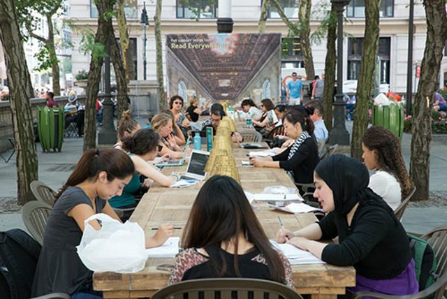 NYPL Opening Temporary Outdoor Reading Room