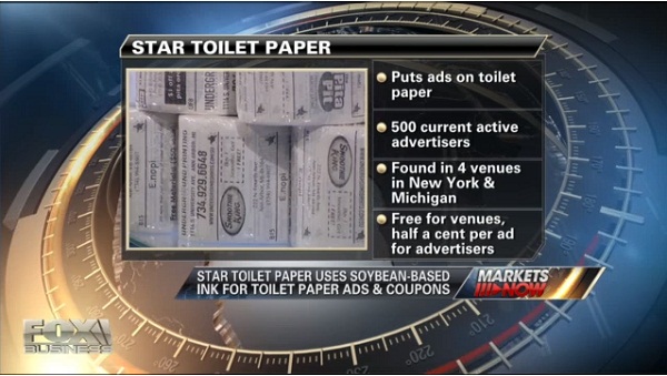 Advertise Your Business on Toilet Paper