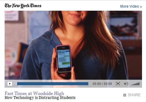 Fast Times at Woodside HighHow Technology is Distracting Students