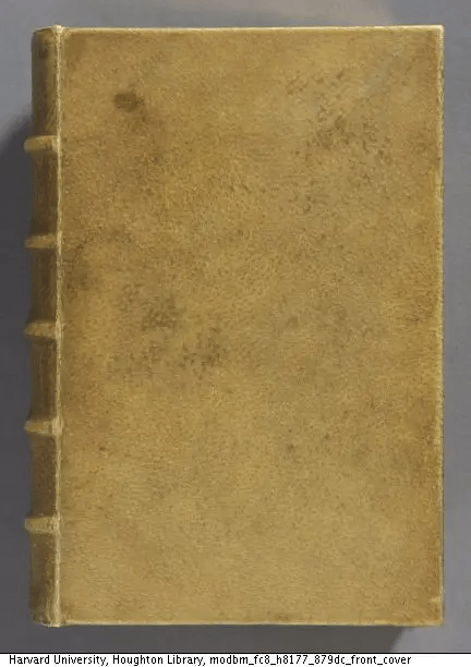 Harvard Library has removed human skin from the binding of a copy of Arsène Houssaye’s book Des destinées de l’âme